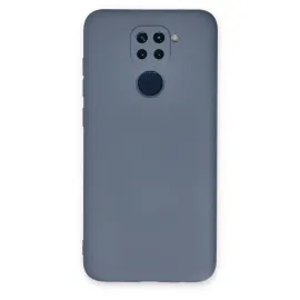 Newface Xiaomi Redmi Note 9 Kılıf Nano Içi Kadife Silikon - Gri
