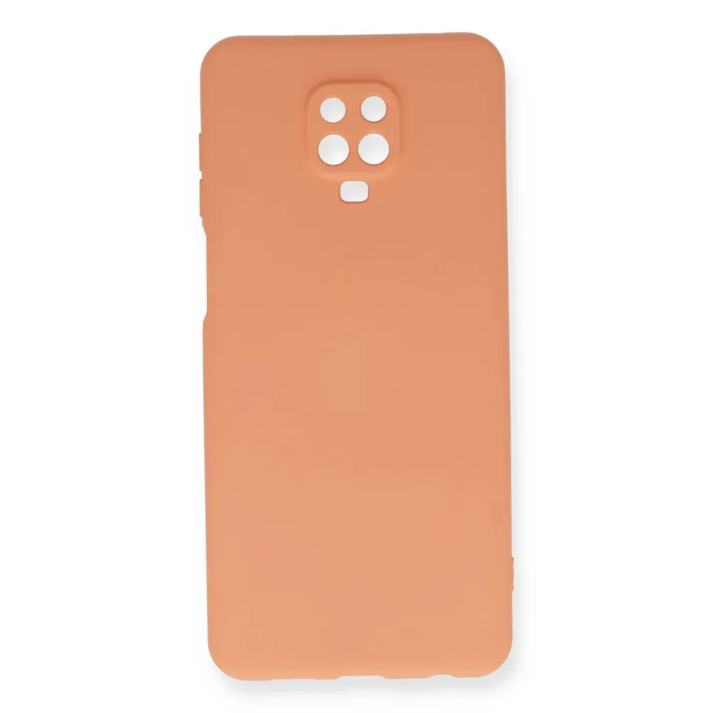 Newface Xiaomi Redmi Note 9 Pro Kılıf Nano Içi Kadife Silikon - Turuncu
