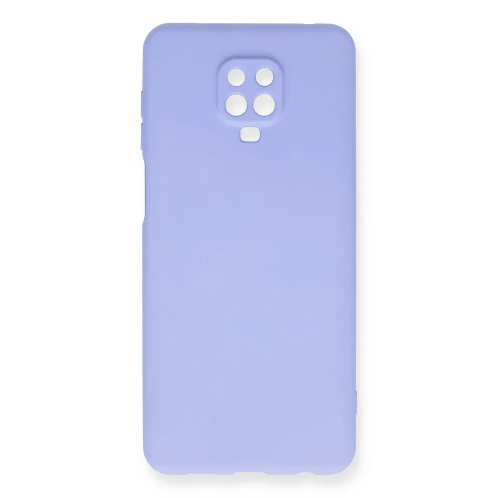 Newface Xiaomi Redmi Note 9 Pro Kılıf Nano Içi Kadife Silikon - Lila