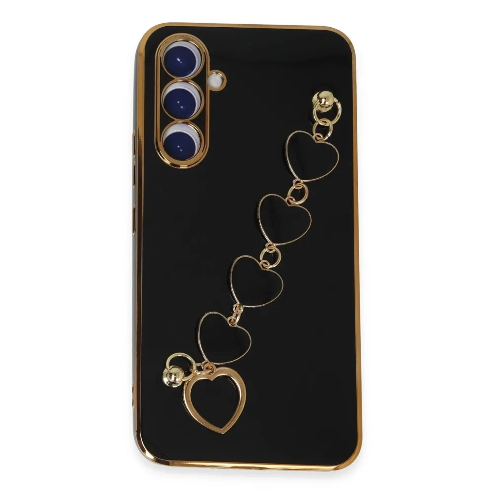 Newface Samsung Galaxy A54 5G Kılıf Esila Silikon - Siyah