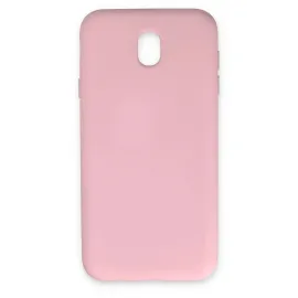 Newface Samsung Galaxy J7 Pro / J730 Kılıf Nano Içi Kadife Silikon - Pudra
