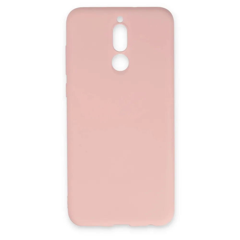 Newface Huawei Mate 10 Lite Kılıf Nano Içi Kadife Silikon - Pudra