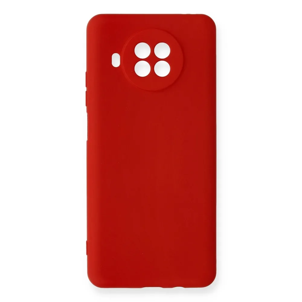 Newface Xiaomi Mi 10T Lite Kılıf Nano Içi Kadife Silikon - Kırmızı