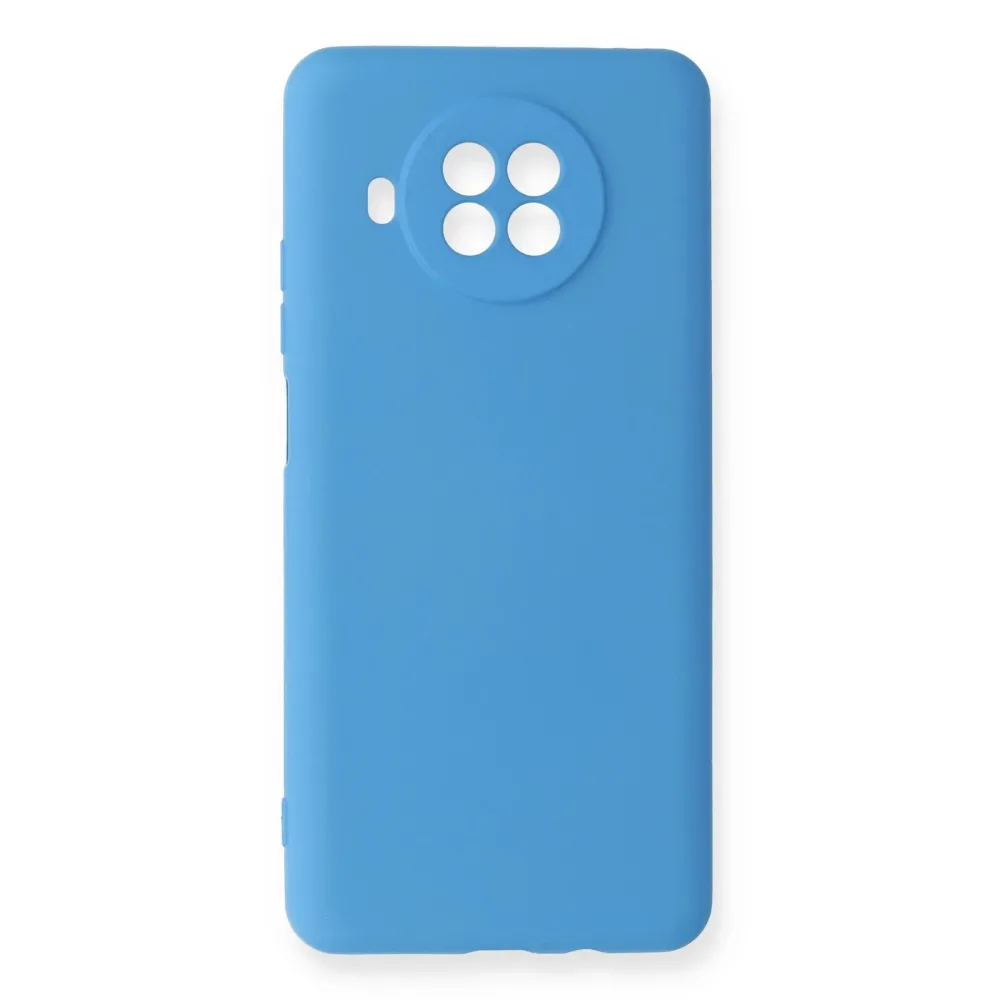 Newface Xiaomi Mi 10T Lite Kılıf Nano Içi Kadife Silikon - Mavi