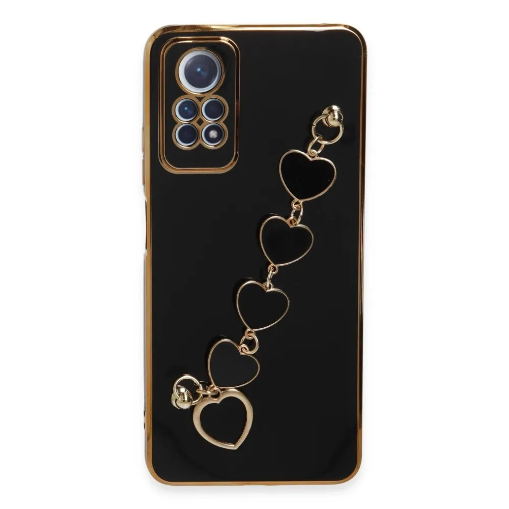 Newface Xiaomi Redmi Note 12 Pro 4G Kılıf Esila Silikon - Siyah