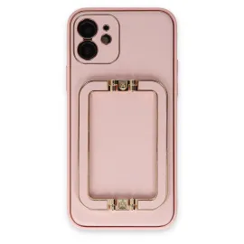 Newface Iphone 12 Kılıf Coco Elit Kapak - Pembe