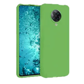 Newface Xiaomi Redmi K30 Pro Kılıf Nano Içi Kadife Silikon - Yeşil