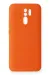 Newface Xiaomi Redmi 9 Kılıf Nano Içi Kadife Silikon - Turuncu