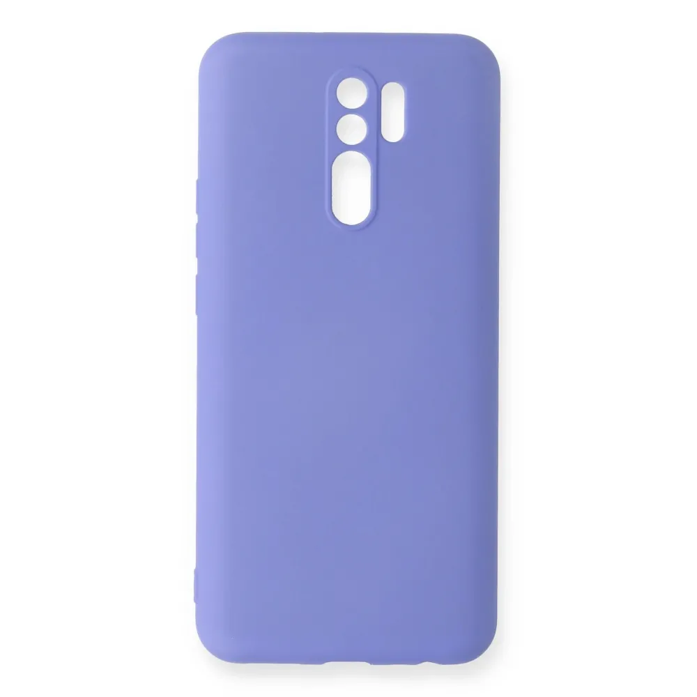 Newface Xiaomi Redmi 9 Kılıf Nano Içi Kadife Silikon - Lila