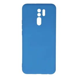 Newface Xiaomi Redmi 9 Kılıf Nano Içi Kadife Silikon - Mavi