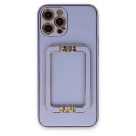 Newface Iphone 12 Pro Kılıf Coco Elit Kapak - Lila