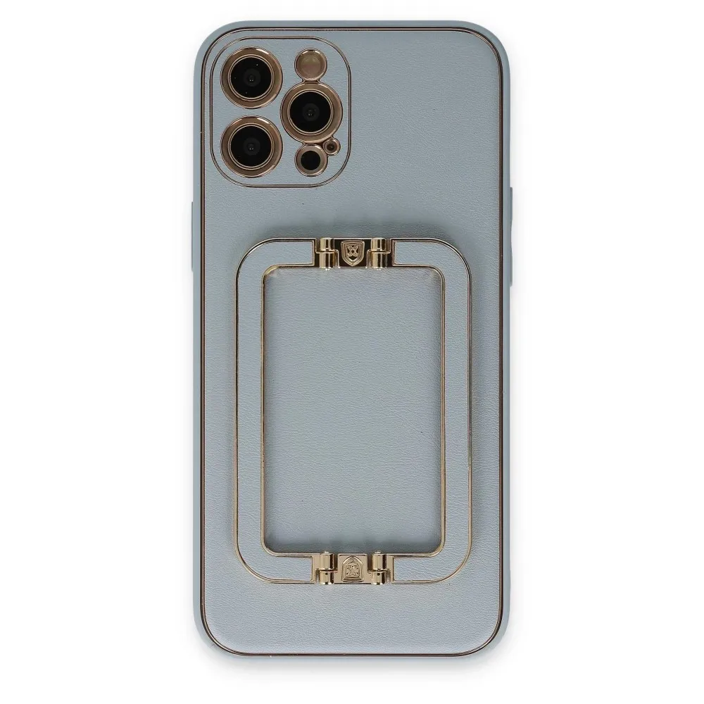 Newface Iphone 12 Pro Max Kılıf Coco Elit Kapak - Turkuaz