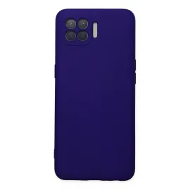 Newface Oppo Reno 4 Lite Kılıf Nano Içi Kadife Silikon - Mor