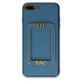 Newface Iphone 7 Plus Kılıf Coco Elit Kapak - Mavi