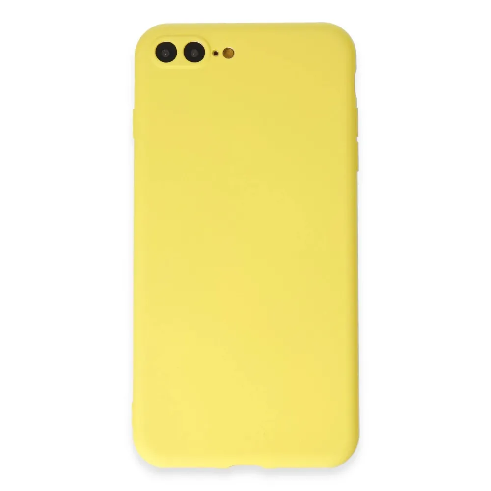 Newface Iphone 7 Plus Kılıf First Silikon - Sarı