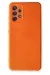 Newface Samsung Galaxy A72 Kılıf Nano Içi Kadife Silikon - Turuncu