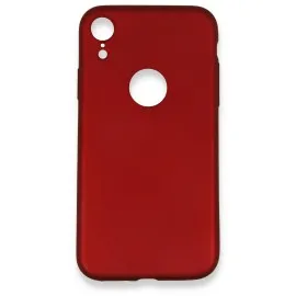 Newface Iphone Xr Kılıf First Silikon - Bordo