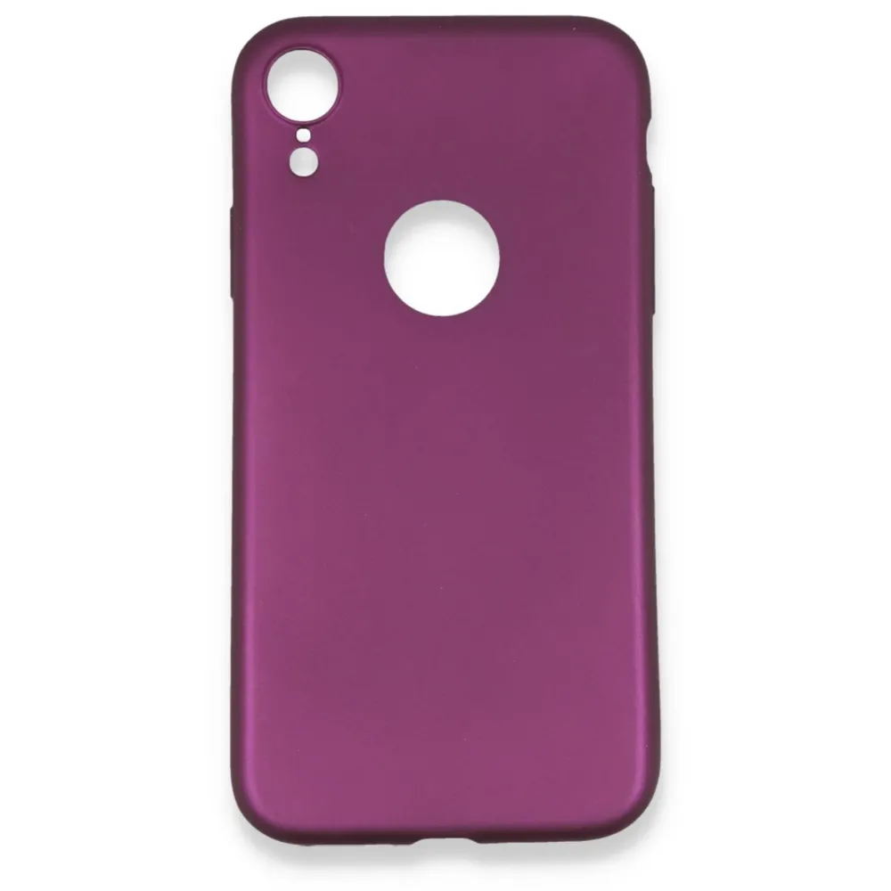 Newface Iphone Xr Kılıf First Silikon - Mürdüm