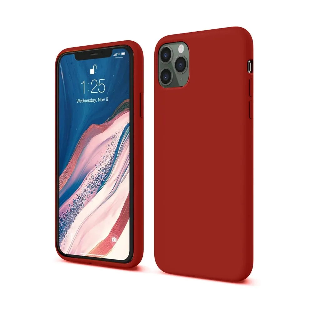 Newface Iphone 11 Pro Kılıf First Silikon - Bordo