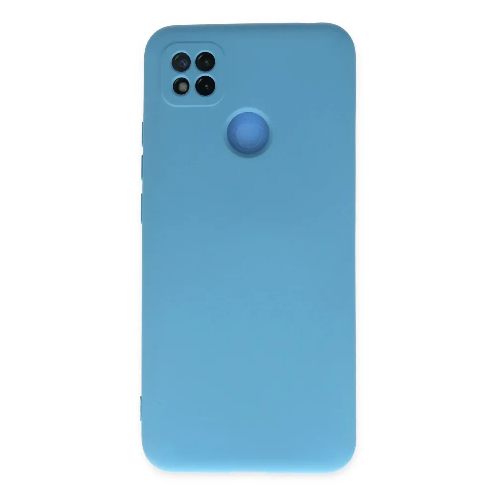 Newface Xiaomi Redmi 9C Kılıf Nano Içi Kadife Silikon - Mavi