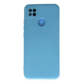 Newface Xiaomi Redmi 9C Kılıf Nano Içi Kadife Silikon - Mavi