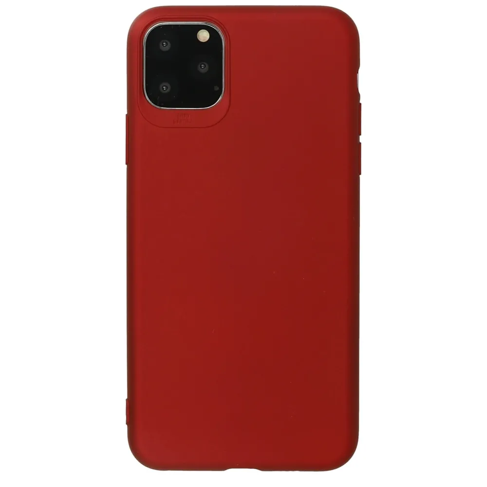 Newface Iphone 11 Pro Max Kılıf First Silikon - Bordo