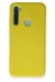 Newface Xiaomi Redmi Note 8 Kılıf Nano içi Kadife Silikon - Sarı