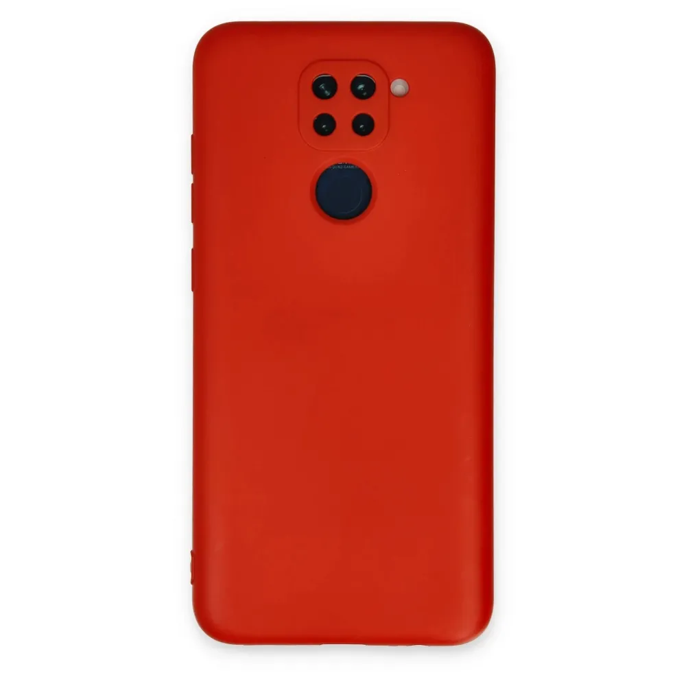 Newface Xiaomi Redmi Note 9 Kılıf Nano Içi Kadife Silikon - Kırmızı