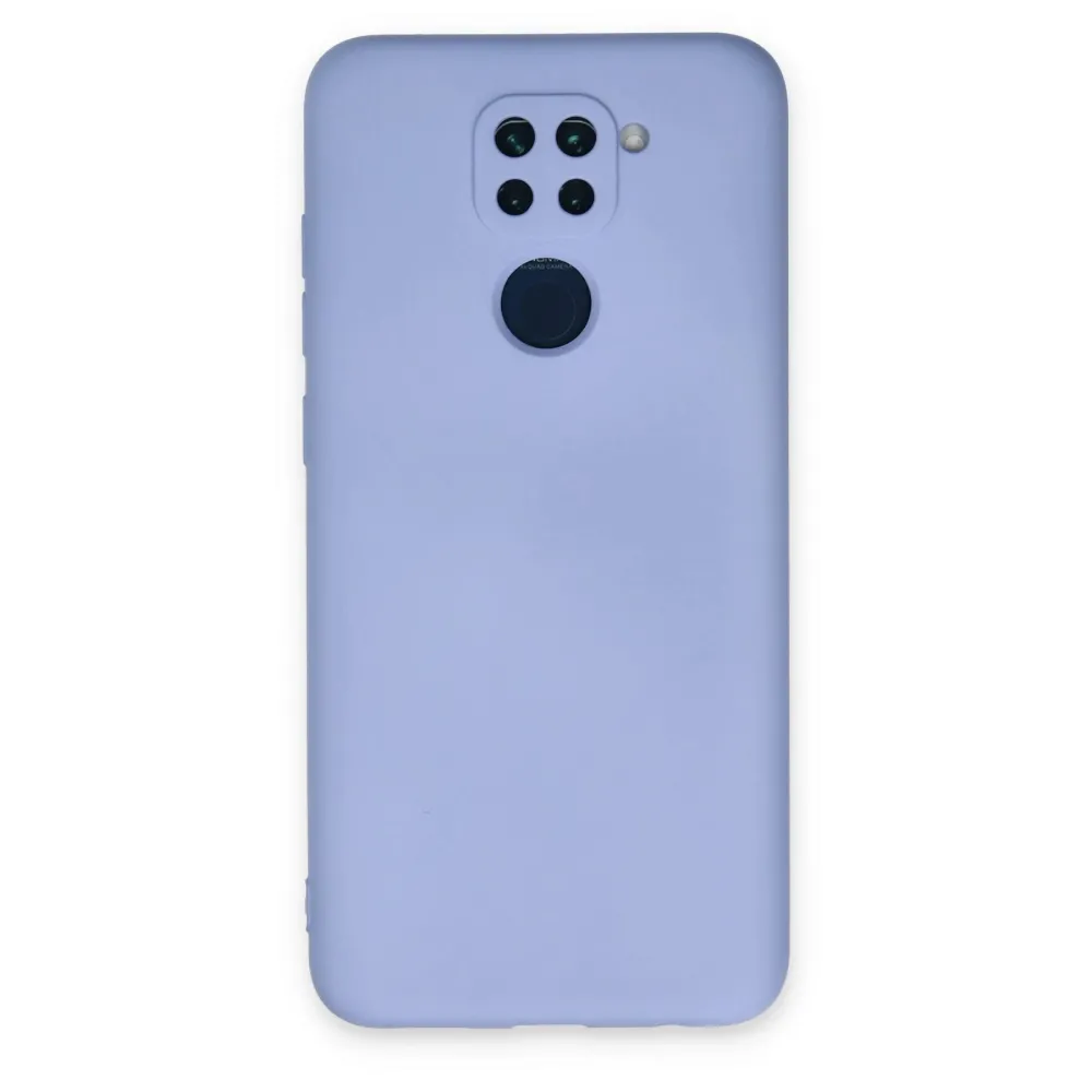 Newface Xiaomi Redmi Note 9 Kılıf Nano Içi Kadife Silikon - Lila