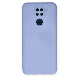 Newface Xiaomi Redmi Note 9 Kılıf Nano Içi Kadife Silikon - Lila