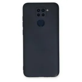 Newface Xiaomi Redmi Note 9 Kılıf Nano içi Kadife Silikon - Lacivert