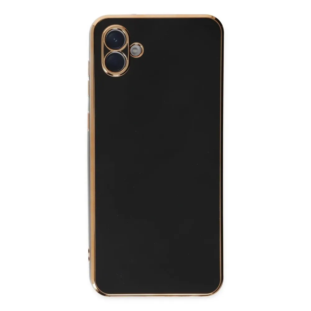 Newface Samsung Galaxy A04E Kılıf Volet Silikon - Siyah