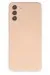 Newface Samsung Galaxy S21 Kılıf Nano Içi Kadife Silikon - Pudra