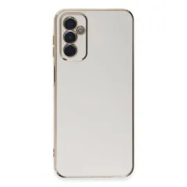 Newface Samsung Galaxy A14 4G Kılıf Volet Silikon - Beyaz