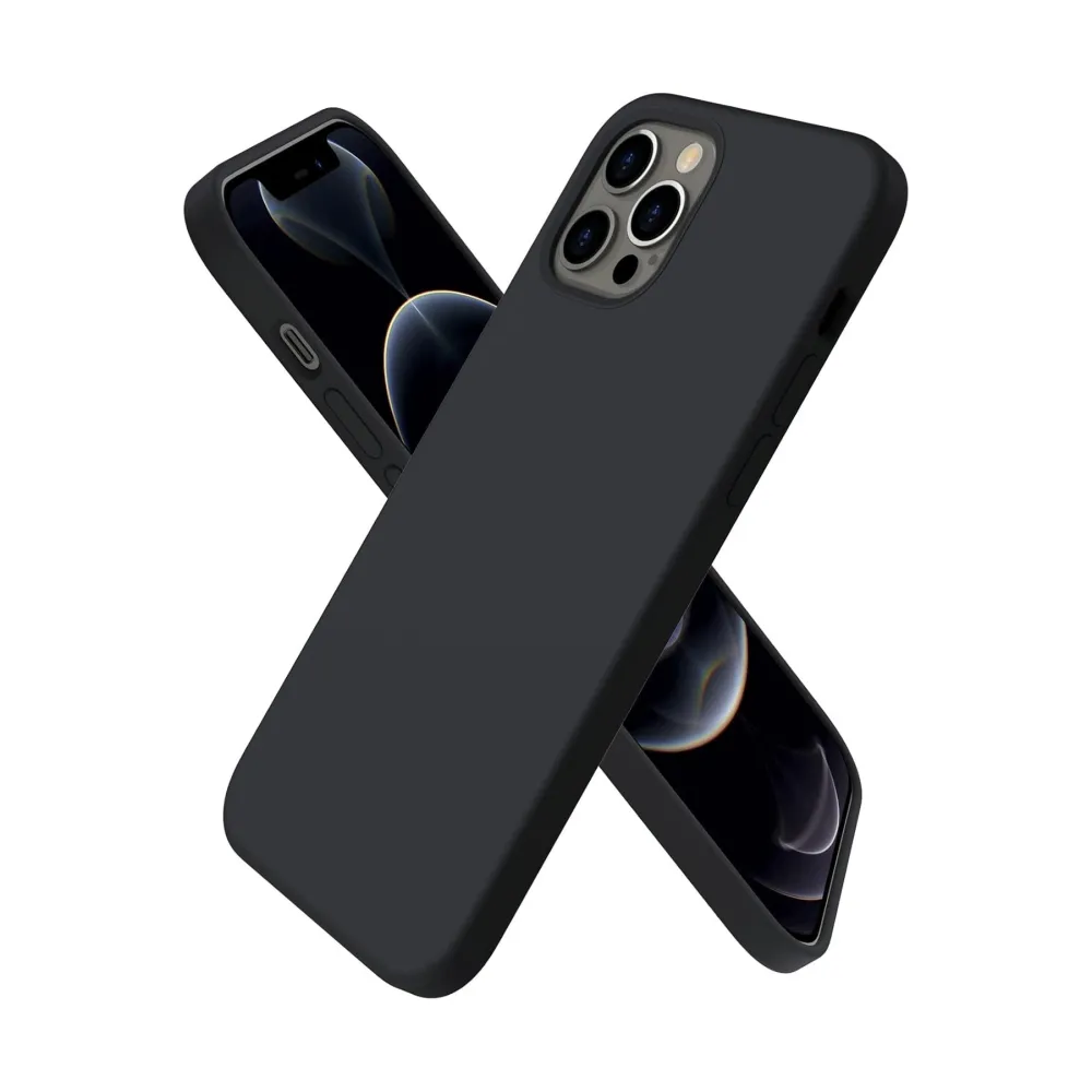Newface Iphone 12 Pro Max Kılıf First Silikon - Siyah