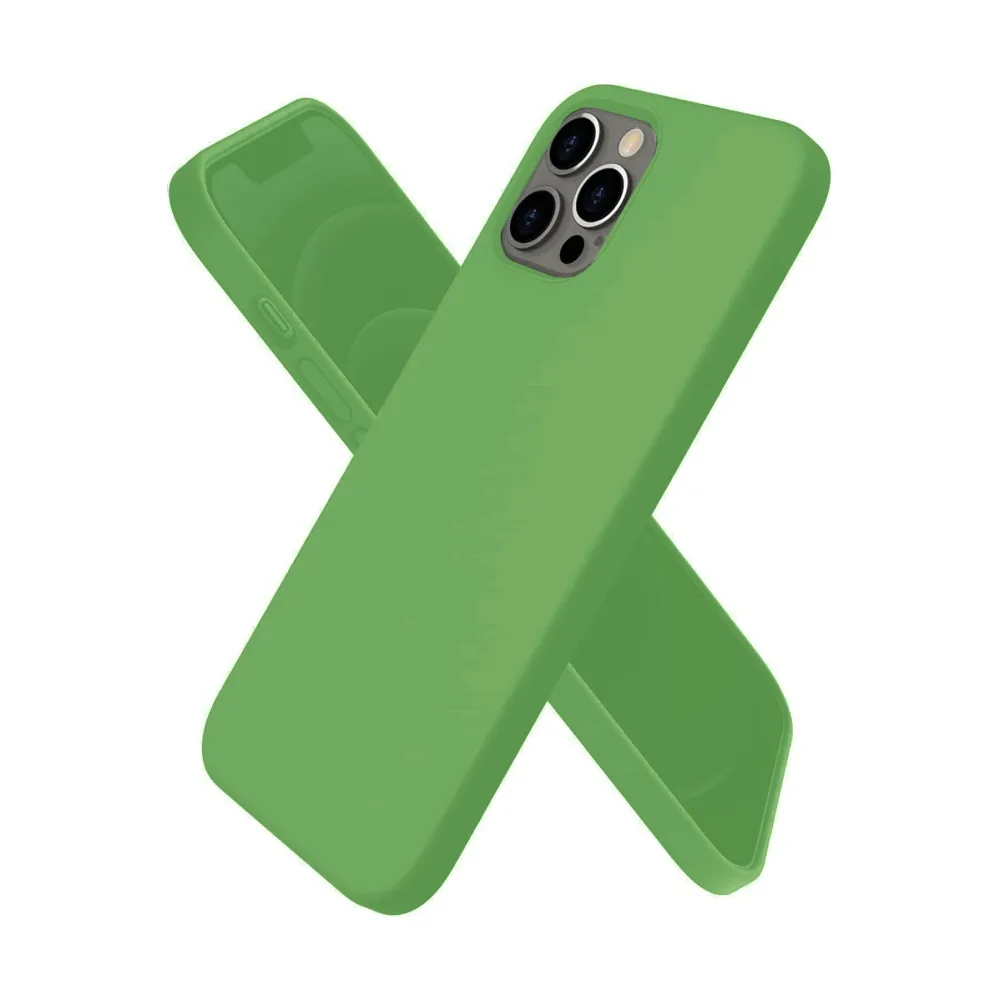 Newface Iphone 12 Pro Max Kılıf First Silikon - Yeşil