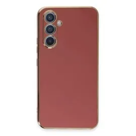 Newface Samsung Galaxy A54 5G Kılıf Volet Silikon - Kırmızı