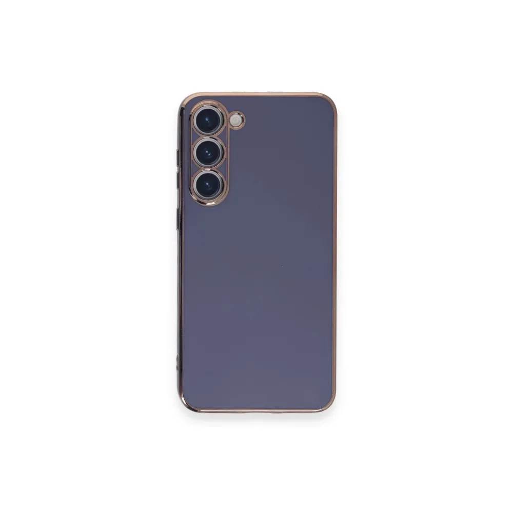 Newface Samsung Galaxy S23 Plus Kılıf Volet Silikon - Mavi