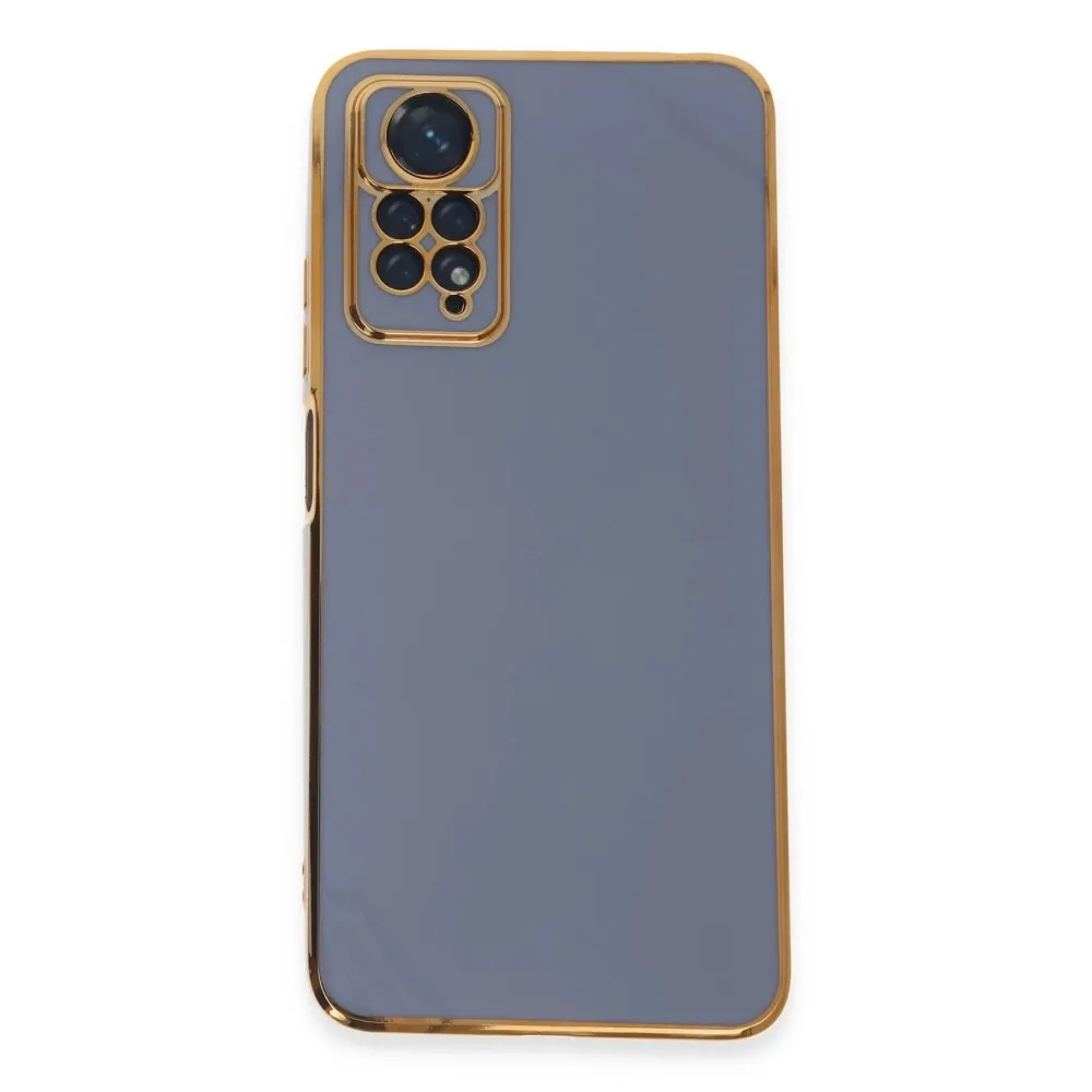 Newface Xiaomi Redmi Note 12 Pro 4G Kılıf Volet Silikon - Mavi