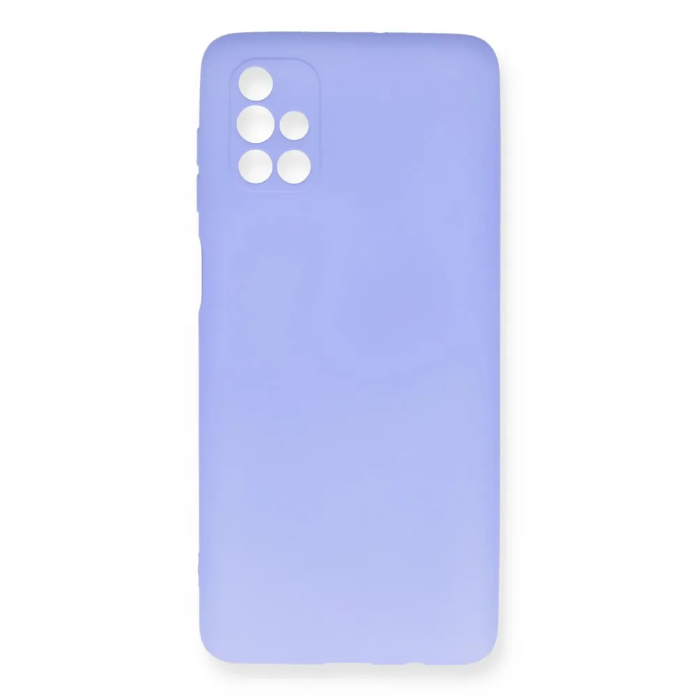 Newface Samsung Galaxy M51 Kılıf First Silikon - Lila