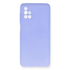 Newface Samsung Galaxy M51 Kılıf First Silikon - Lila