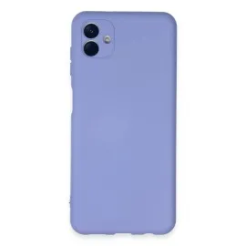 Newface Samsung Galaxy A04E Kılıf Nano Içi Kadife Silikon - Lila