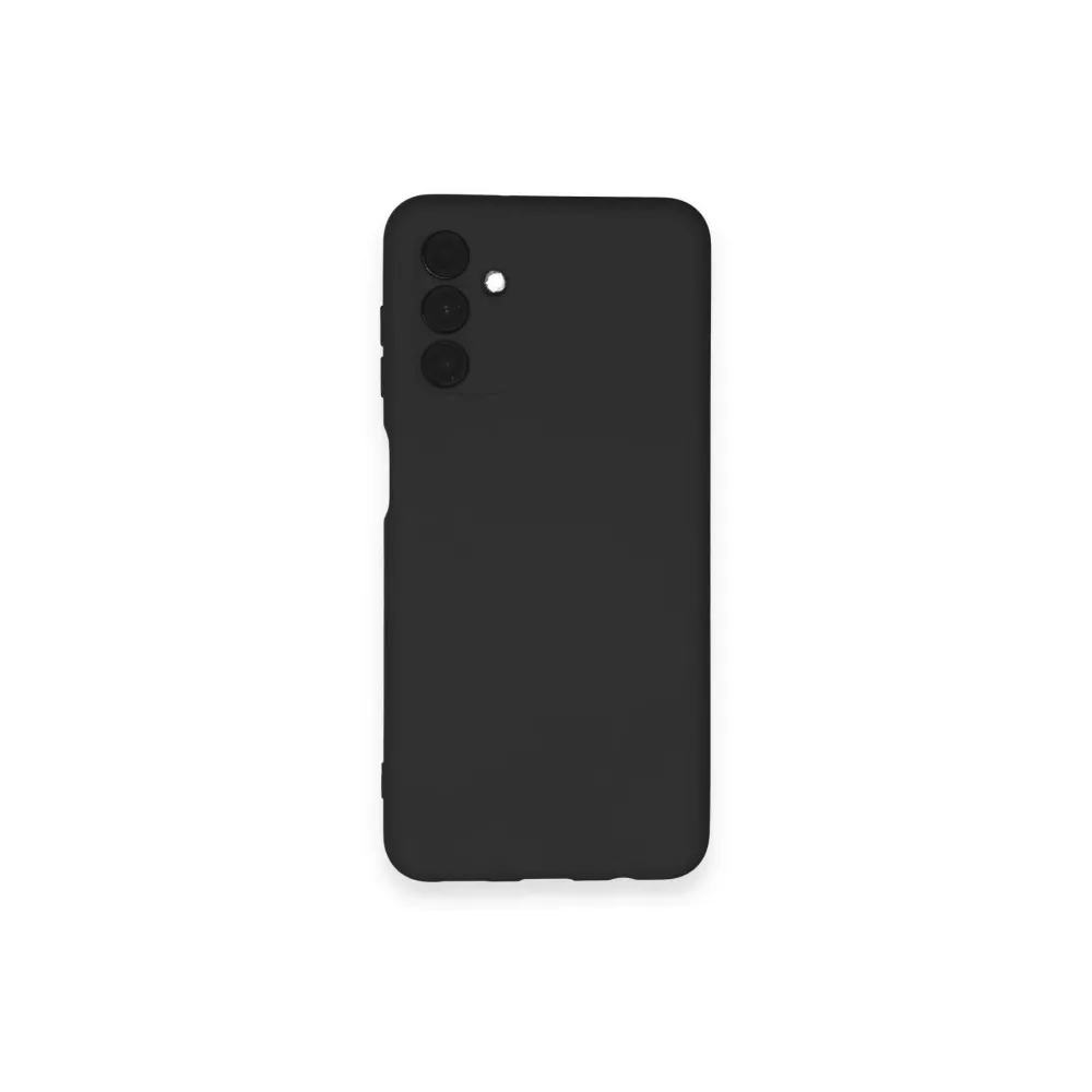 Newface Samsung Galaxy A14 4G Kılıf Nano Içi Kadife Silikon - Siyah