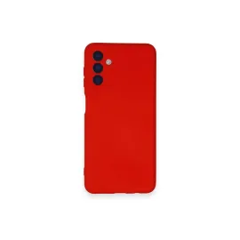 Newface Samsung Galaxy A14 4G Kılıf Nano Içi Kadife Silikon - Kırmızı