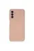 Newface Samsung Galaxy A14 4G Kılıf Nano Içi Kadife Silikon - Pudra