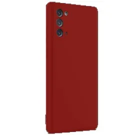 Newface Samsung Galaxy Note 20 Kılıf First Silikon - Bordo