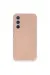 Newface Samsung Galaxy A34 5G Kılıf Nano Içi Kadife Silikon - Pudra
