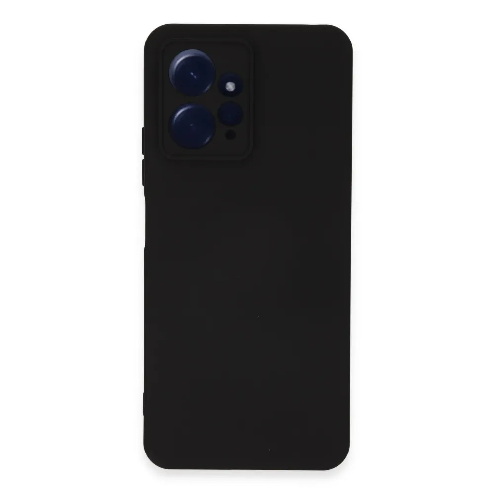 Newface Xiaomi Redmi Note 12 4G Kılıf Nano Içi Kadife Silikon - Siyah