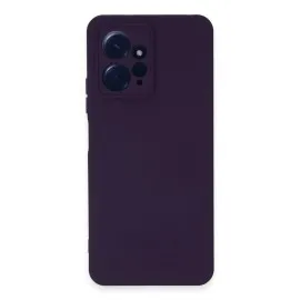 Newface Xiaomi Redmi Note 12 4G Kılıf Nano Içi Kadife Silikon - Mor