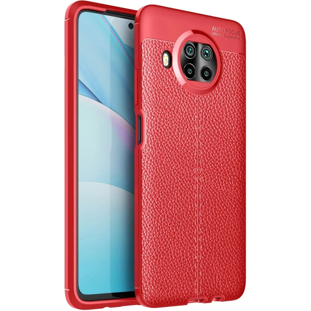 Newface Xiaomi Mi 10T Lite Kılıf Auto Focus Kapak - Kırmızı